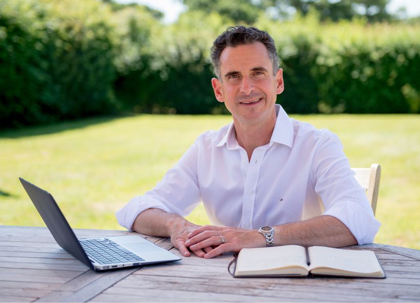 Author Mike Klidjian joined a meeting in February