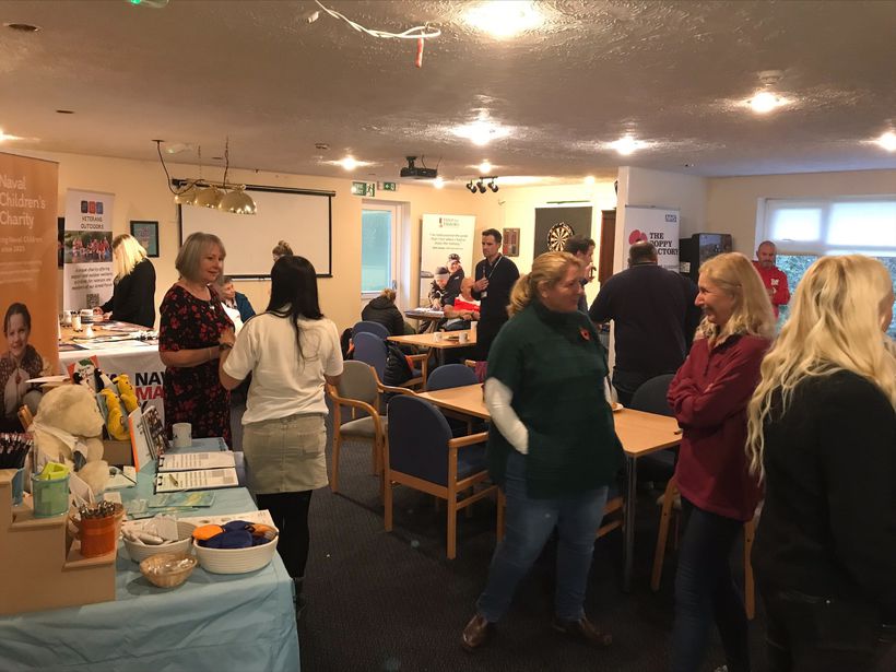 One of the outreach hubs in action